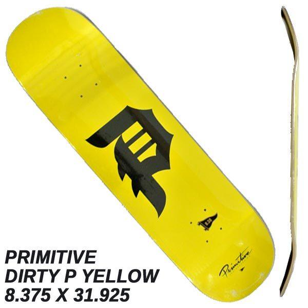 Primitive プリミティブ Primitive Dirty P Yellow 8 375x31 925 Deck Sk8 スケートボード スケボーデッキ P Rod 返品 交換及びキャンセル不可 Pri 0001dirty8yel サーフィンワールド 通販 Yahoo ショッピング