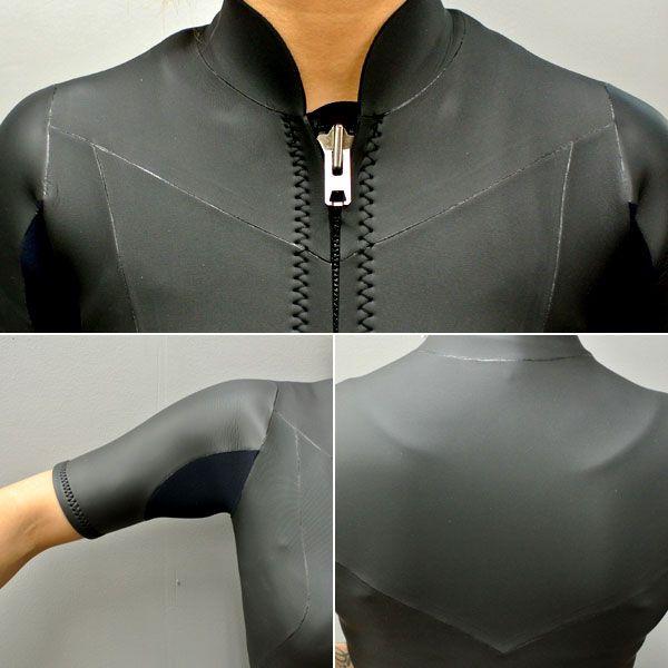 半袖タッパー２ｍｍ　メンズ、レディースサイズ選べます！ウェットスーツ オリジナル】レディース国産 レトロタイプ 2mm 半袖タッパ