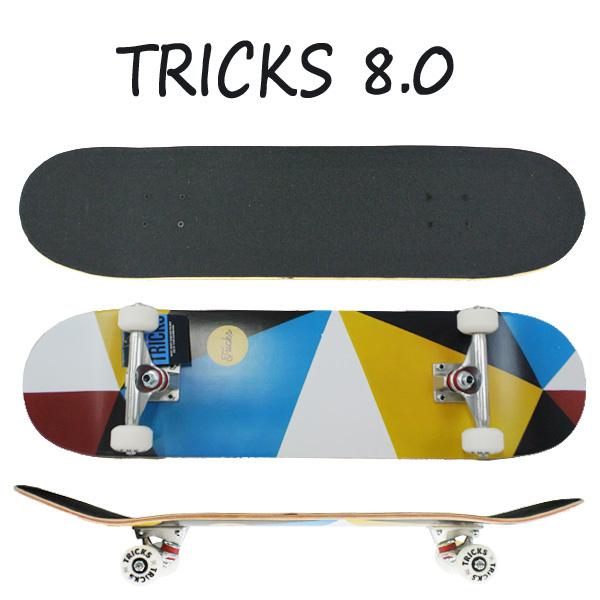 Tricks トリックス コンプリートスケートボード スケボー Geo 8 0x31 85 非常に高い品質 Complete 返品 交換及びキャンセル不可 Sk8