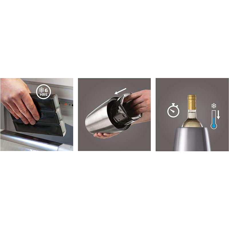 安価安価正規輸入品vacu Vin ワインクーラー プレステージ ステンレス アルコール用品 正規輸入品vacu vin シャンパンクーラー プラチナ柄