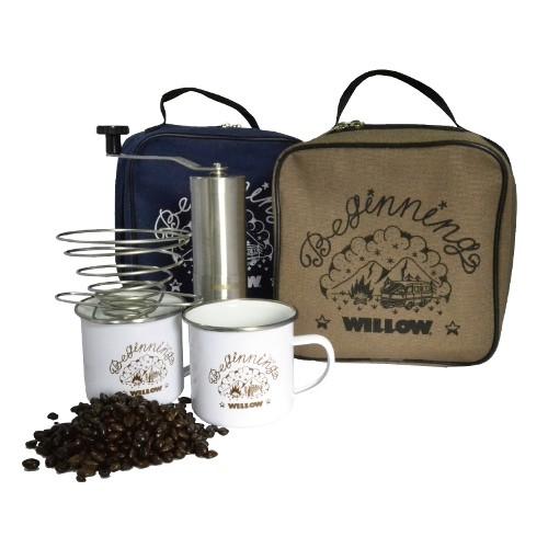 WILLOW ハンドドリップ コーヒー ポータブルセット アウトドア WILLOW ハンドドリップ コーヒー ポータブルセット アウトドア