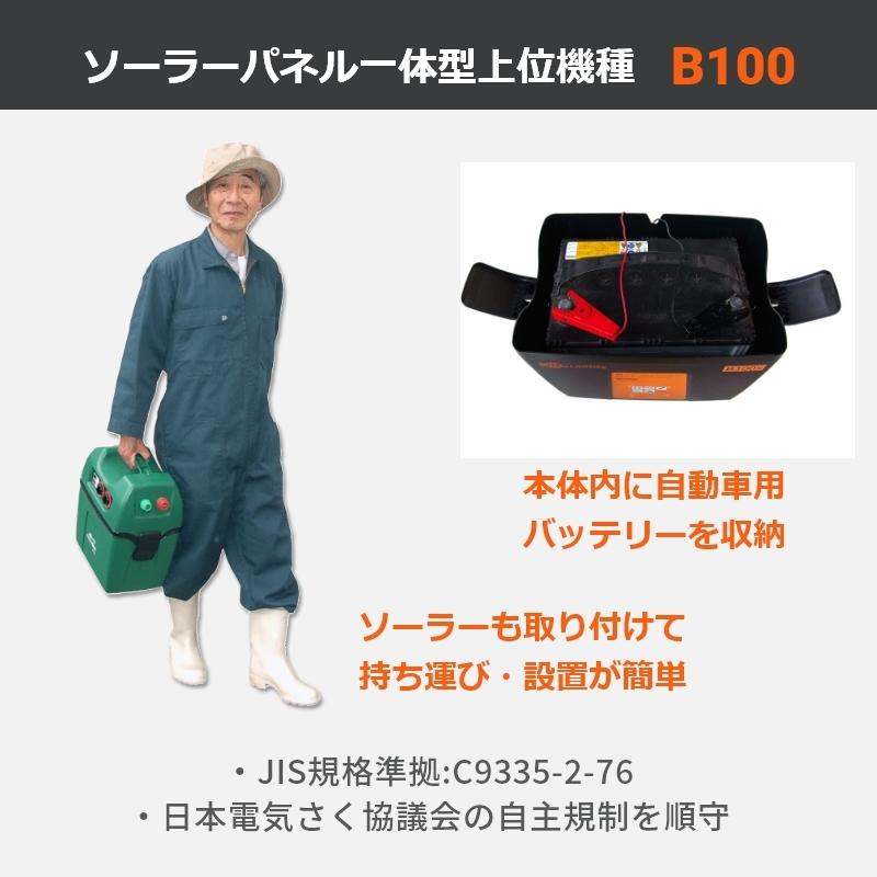電気柵セット【本体3年間保証】ガラガー クマSTOP!400m基本Aセット [太 