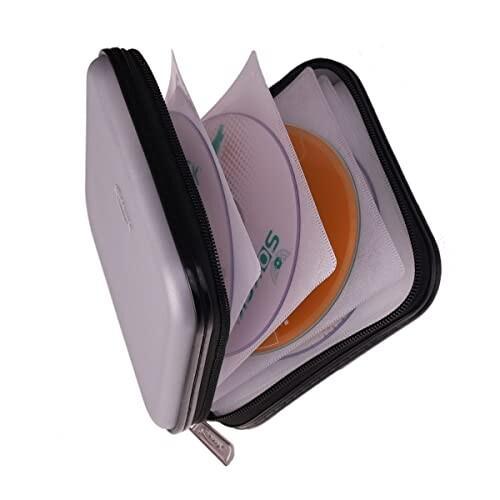 BEYLEG CD DVD ウォレット、32 容量高耐久、車用 DVD CD ケースホルダー、ポータブル DVD/VCD ストレージ