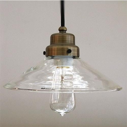 後藤照明 透明P1硝子ブロンズペンダント アンティークランプ球60W付属