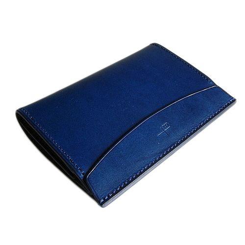 m+ カードケース　FERMA　MATI ブルー | m+（革製品）