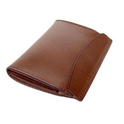 m+ カードケース　FERMA　MATI ダークブラウン | m+（革製品）