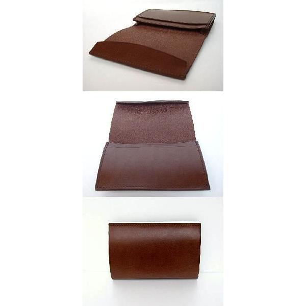 m+ カードケース　FERMA　MATI ダークブラウン | m+（革製品） | 01