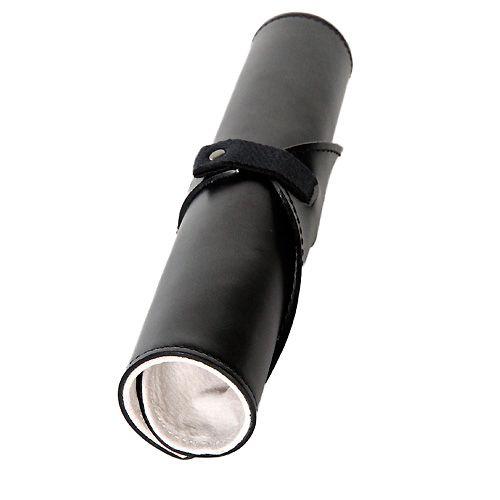 m+ペンケース ROTOLO　 Suede　ブラック | m+（革製品）