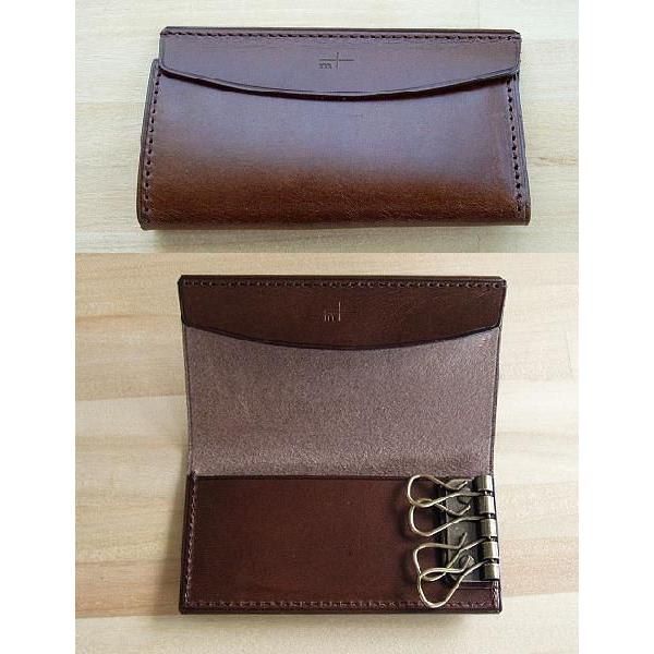 m+ FERMA　キーケース 　ダークブラウン | m+（革製品） | 01