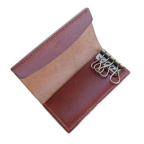m+ FERMA　キーケース 　ブラウン | m+（革製品）