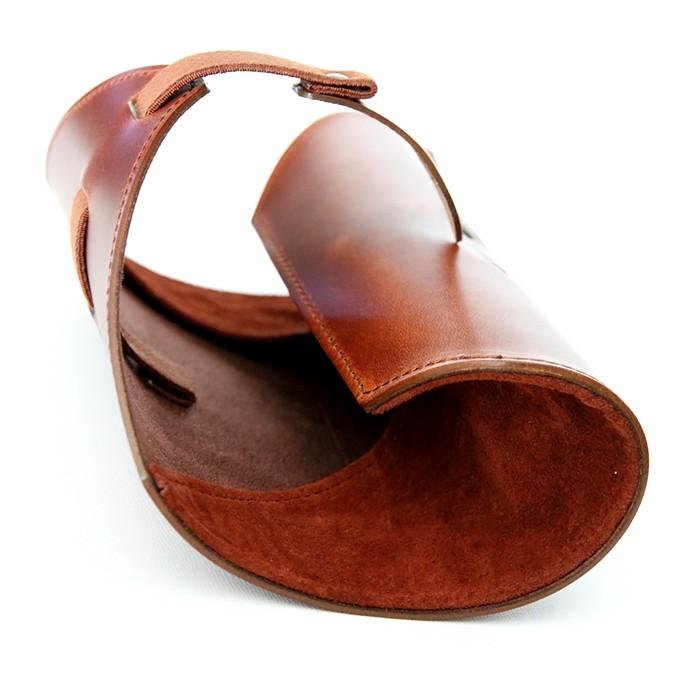 m+（エムピウ） メガネケース ROTOLO Occhiali Suede マレンマブラウン