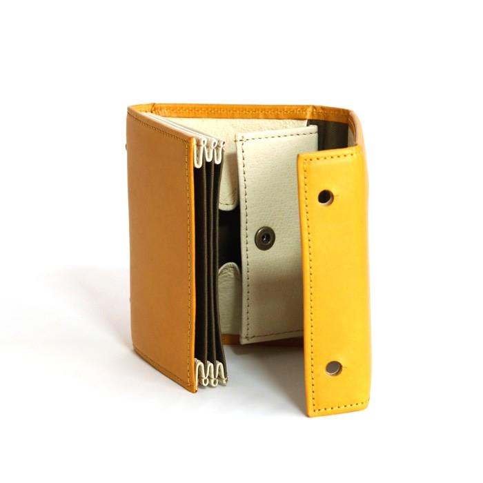 コンパクトな財布　m+ エムピウ MILLEFOGLIE2 25 pig ナポリ | m+（革製品） | 03