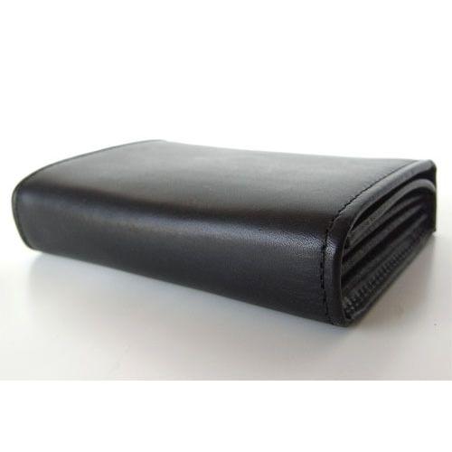 コンパクトな財布　m+ エムピウ MILLEFOGLIE2 Pig ブラック×ブラック（送料割引対象外品） | m+（革製品） | 02