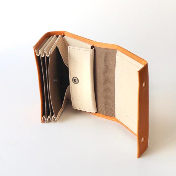 コンパクトな財布　m+ エムピウ MILLEFOGLIE2  Pigナポリ30（W110×H85×D35mm）（送料割引対象外品） | m+（革製品） | 04