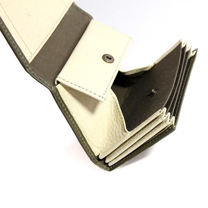 コンパクトな財布　m+ エムピウ MILLEFOGLIE2 25Pig グリージョ Xベージュ（送料割引対象外品） | m+（革製品） | 04