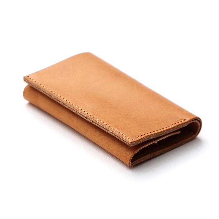 コンパクトな財布　m+ エムピウ straccio ストラッチョ ミネルバリスシオ　サッビア | m+（革製品）