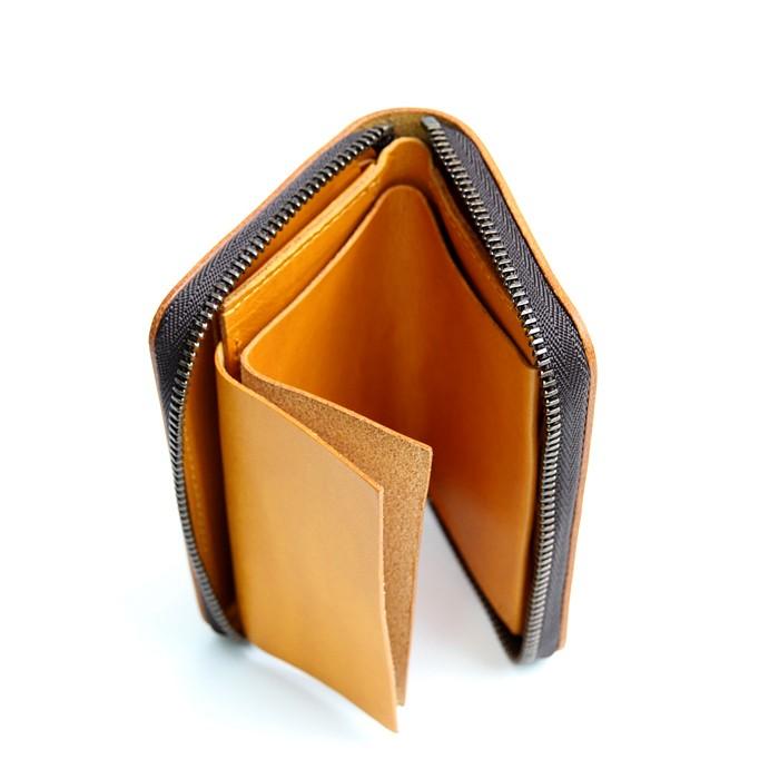 m+（革製品） コンパクトな財布 m+ エムピウ zonzo ゾンゾ ナポリ  