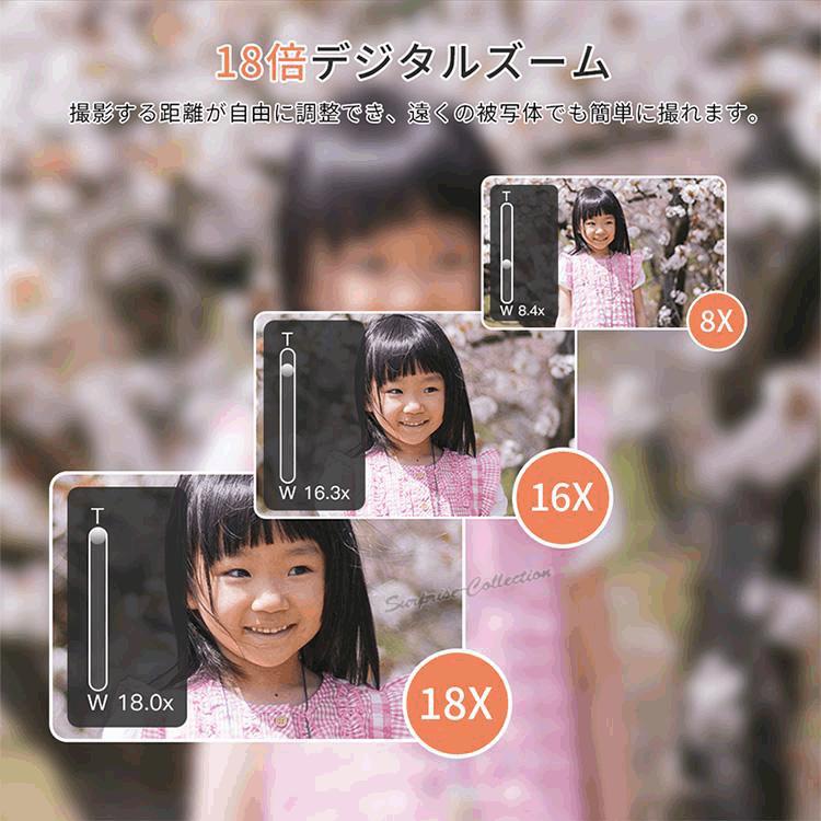5Kデジタルカメラ デジカメ 修学旅行 スマホに転送 WIFI転送 7200万