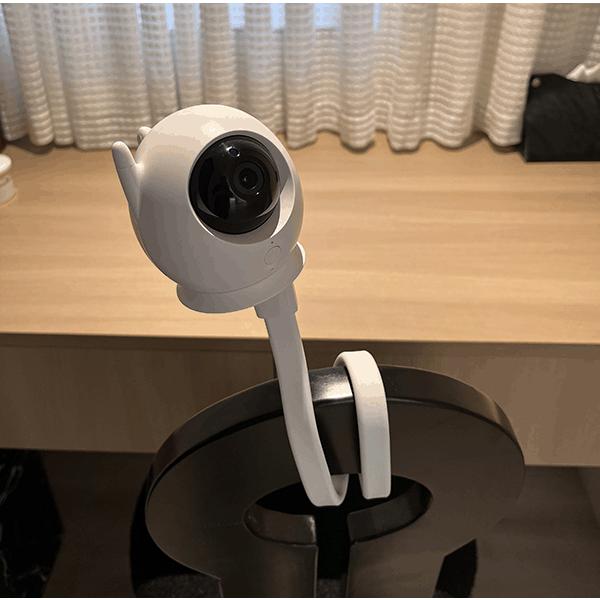 カメラ360度回転 ベビーモニター 見守りカメラ wifi不要 モニター付き