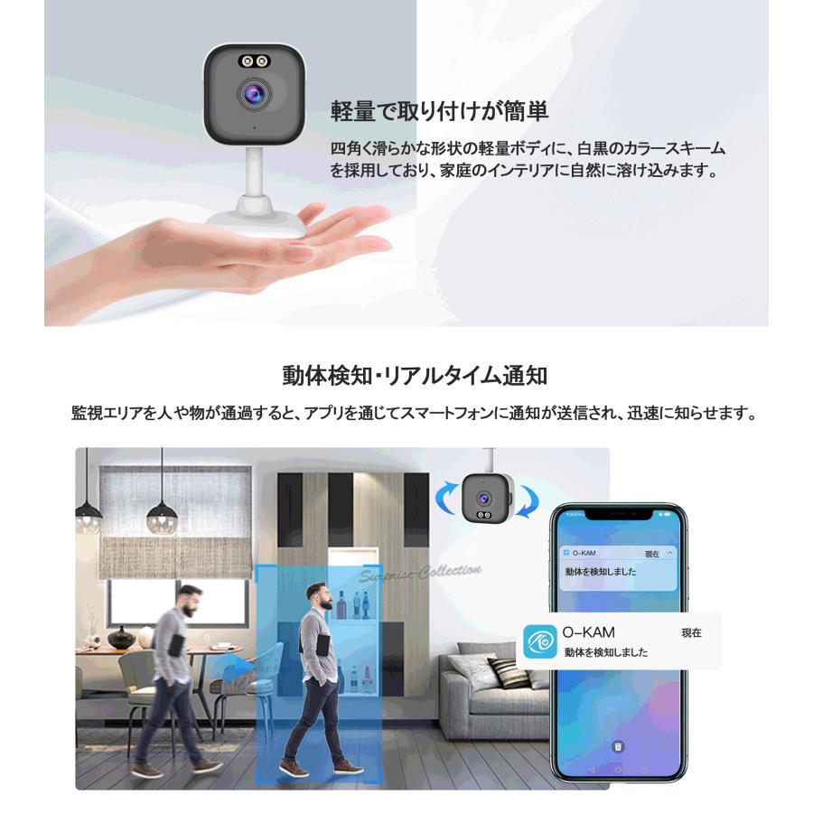 防犯カメラ 窓ガラス対応 夜間もクリア 反射なし Wi-Fi接続 窓用カメラ