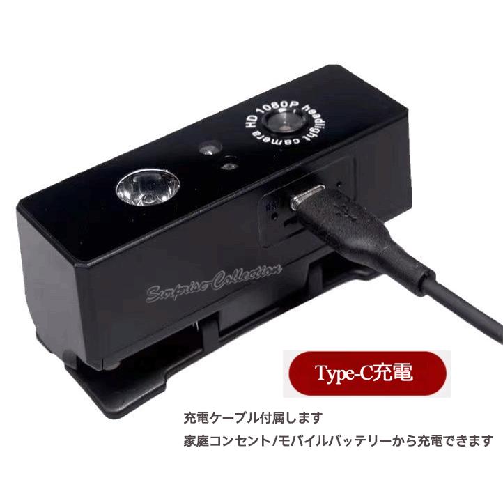 アクションカメラ 小型 ヘッドマウント カメラ ウェアラブルカメラ