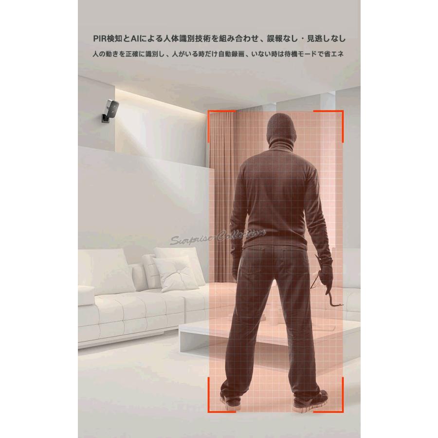 2.4G&5G対応 防犯カメラ 屋 外防水 2K画質 監視カメラ ONVIF 人体検知