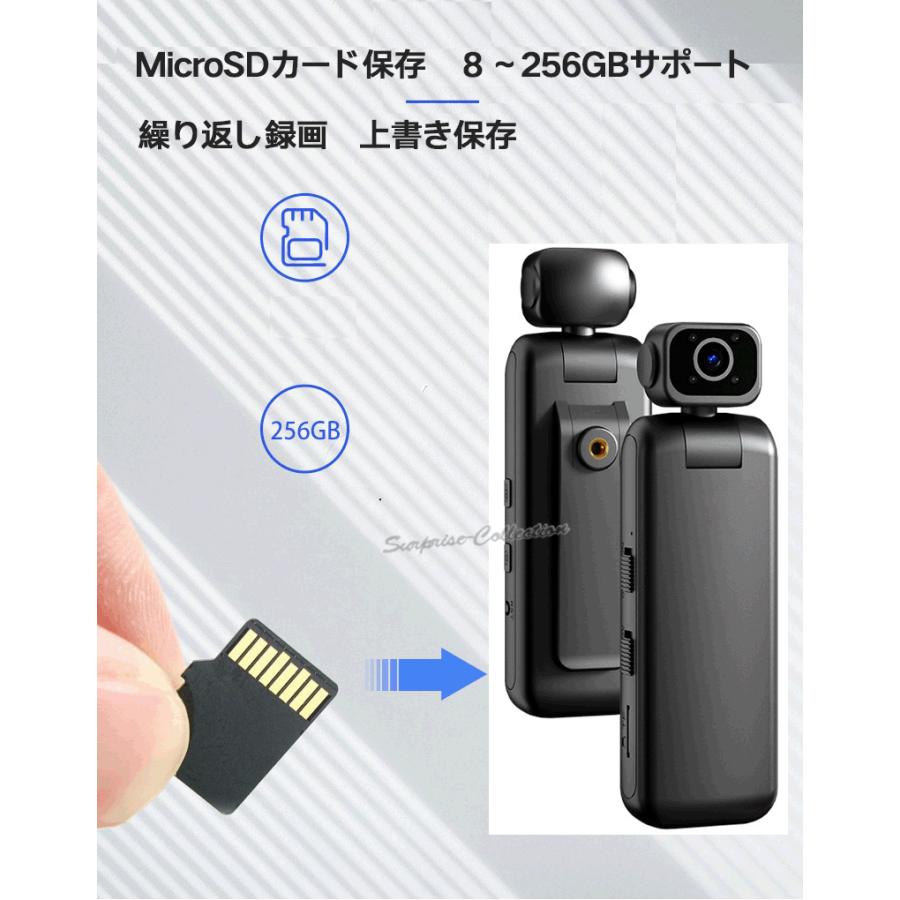 4K画質！8時間録画！小型WIFI防犯カメラ リモート監視 スポーツカメラ