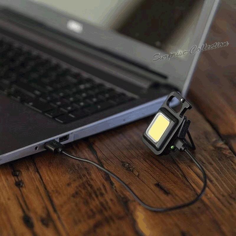 COB LED投光器ライト キーホルダータイプライト 小型 強力 led