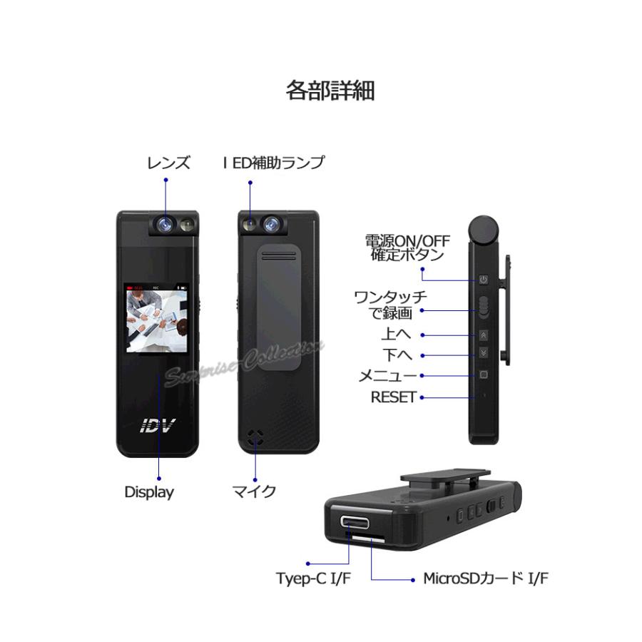 定価10万以上　新品　録画機能つき　録画　カメラ　手持ち　レコーダー Display付きレコーダー 小型カメラ クリップ型 ビデオカメラ 内蔵電池