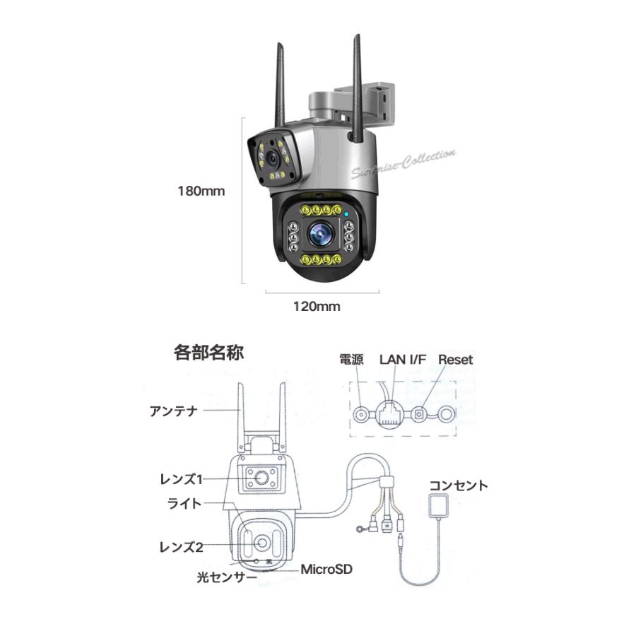 【大特価】防犯カメラ 屋外 二つ監視画面 遠隔監視 取り付け簡単 SDカード付属 Amazon | GUOANVISION 二つ監視画面・パンチルト・夜間カラー