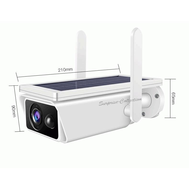 防犯カメラ 屋外 ソーラー ワイヤレス WiFi トレイル SDカード録画 人