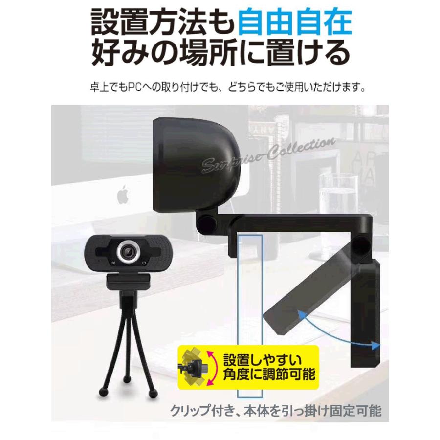 webカメラ マイク内蔵 高画質 ヘッドセット ウェブカメラ テレビ会議