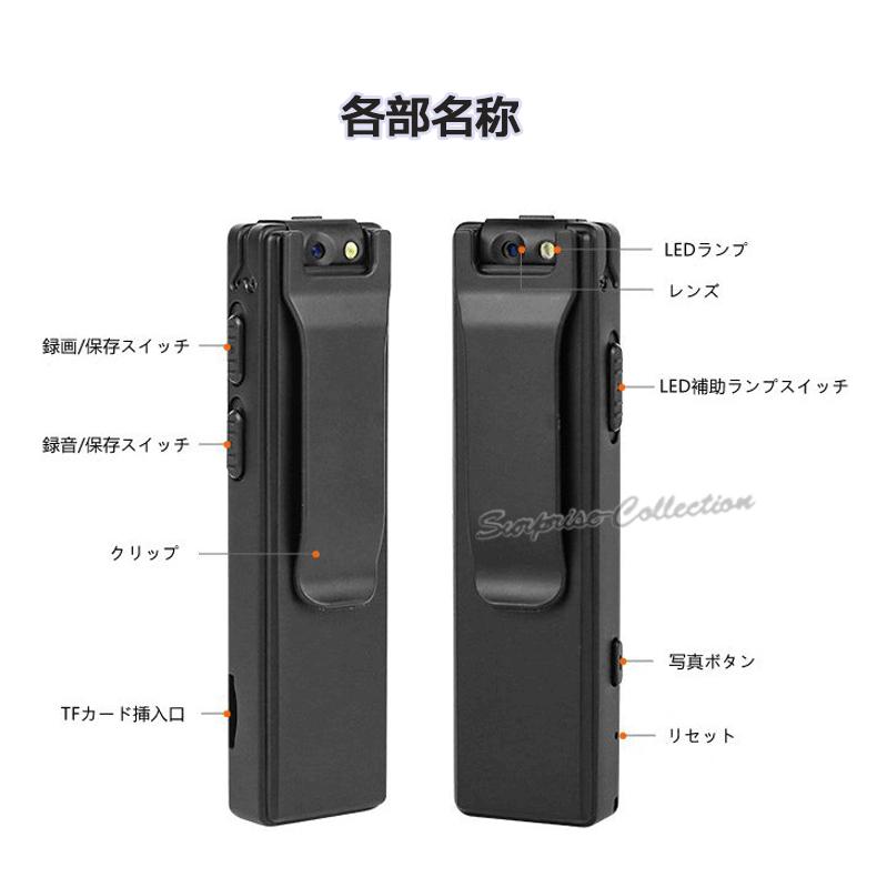 防犯カメラ 小型 ビデオカメラ マルチスポーツアクションカメラ