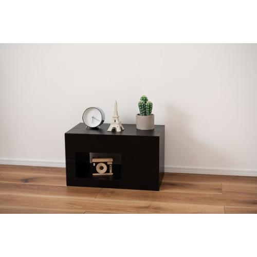 東谷 / セル サイドテーブル (ブラック) (W28×D28×H48) (送料無料