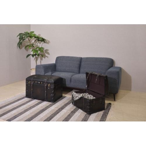 東谷 / トランクセット (ダークブラウン) (S:W50×D35.5×H35 L:W66×D41×H46) (送料無料[北海道・沖縄送料別])の画像