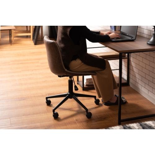 東谷 / デスクチェア (ブラウン) (W56×D58×H78-87×SH45-54) (送料無料