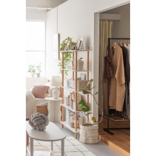 ホワイト 5段シェルフ 合板製 楽天市場】【5%OFFクーポン☆10/14(火)20:00〜23:59】オープン