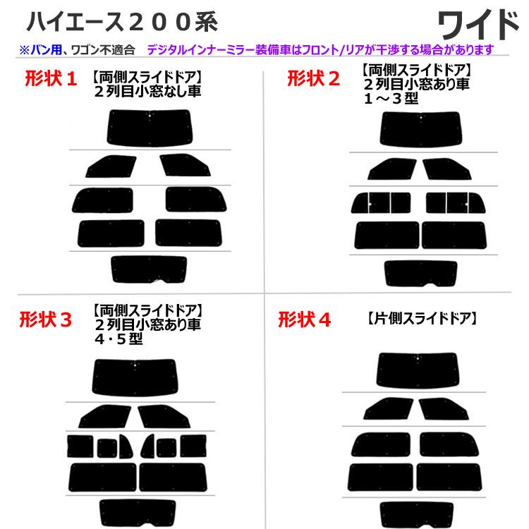 Aviles 一台分 トヨタ ハイエース 200系 標準 ワイド Aviles 一台分 トヨタ ハイエース 200系 標準 ワイド