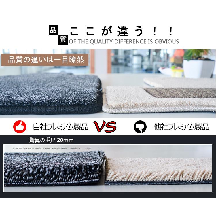 Aviles 厚さ20mm 高級マット 三菱 デリカD5 フロアマット 「最高級
