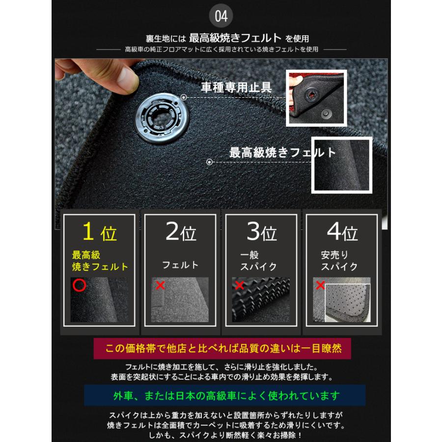レクサス　LS460 フロアマット一式 LS460/460L スクエア タイプ2 ブラック フロアマット｜レクサス パーツ通販