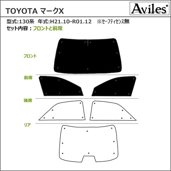 Aviles（アヴィレス） フロント3枚 トヨタ マークX 130系 H21.10-R01