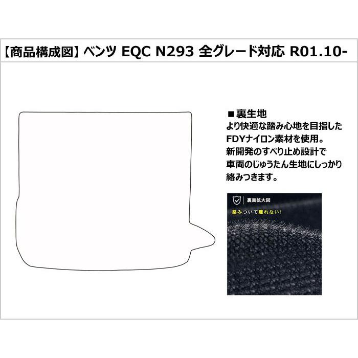 レザーマット ベンツ　EQC　N293　ラゲッジマット　フロアマット　トランクマット｜surprise-parts｜02