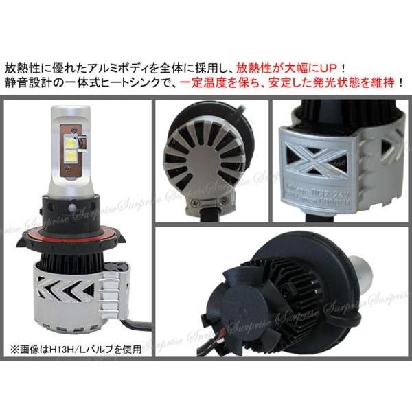 LEDヘッドライト H4H/L (片側6000LM 6500K） 2個1セット CREE製