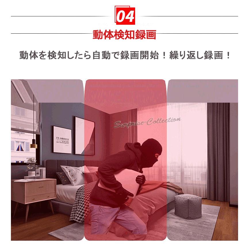 小型カメラ 高画質 家庭用 防犯 監視 ミニカメラ 録画 バッテリー内蔵