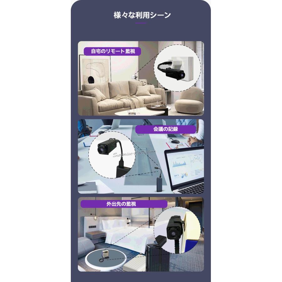 新品 未使用　超小型カメラ ミニカメラ 遠隔防犯カメラ 動体検知 sdカード録画 超小型防犯カメラ ワイヤレス 監視カメラ wifi 動体検知 赤外線 小型
