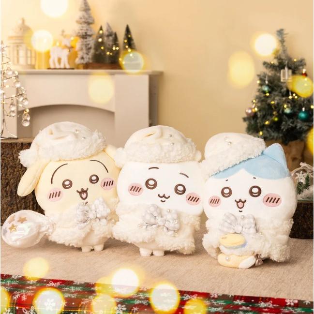 ちいかわ ハチワレ マスコット ぬいぐるみ クリスマス セット ちいかわ プレゼントフォーユーなぬいぐるみ（ハチワレ） ぬいぐるみ