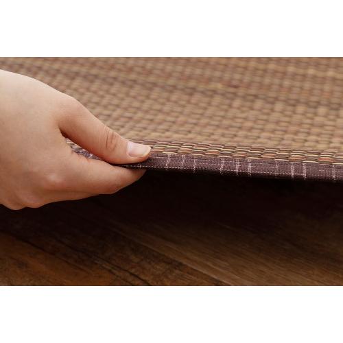 裏付き　い草カーペット　南風　江戸間6畳　ブラウン　約261×352cm 【北海道・沖縄・離島 送料別】_5