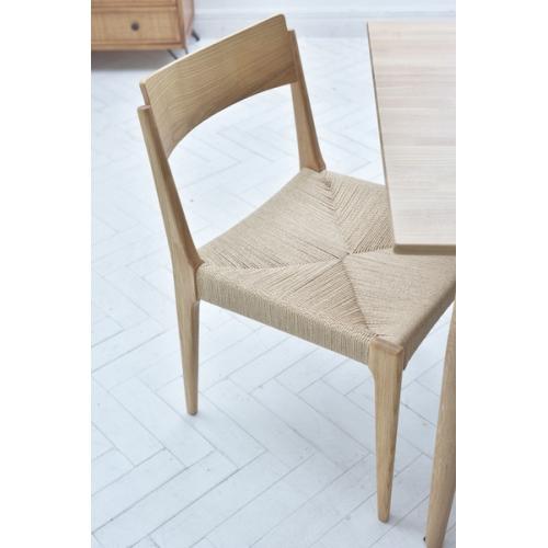 美品 東谷 ペーパーコードチェア 北欧チェア ナチュラル 座編みの椅子 ④ 東谷 ペーパーコードチェア ナチュラル W46×D56×H76×SH45 ACE