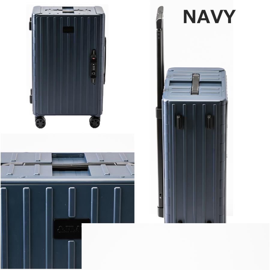 21年最新海外 Culture Mart Flat アンドフラット スーツケース 折りたためるキャリー 機内持ち込み 35l 49 5cm 3 8kg マットカラー ネイビー メーカー取寄 Riosmauricio Com