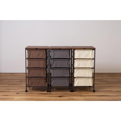 東谷 / チェスト4段 (ブラウン) (W43×D44×H84) (送料無料[北海道・沖縄